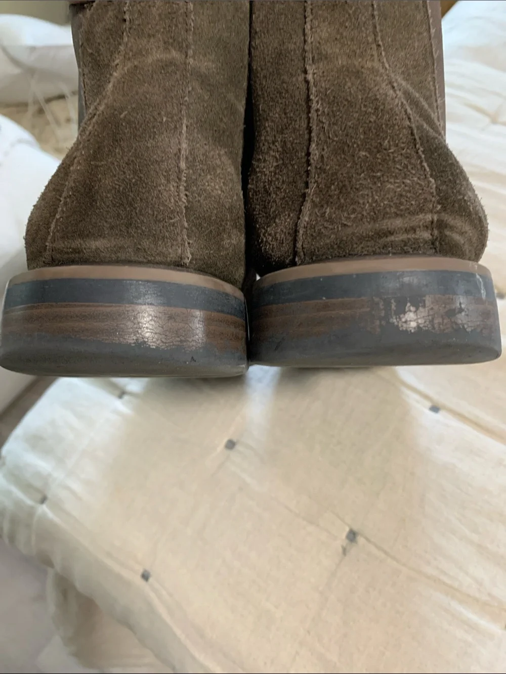 Banana Republic Men's Dark Brown Suede Chukka Chelsea Boots 10.5